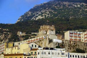 Moorish castle on Gibraltar