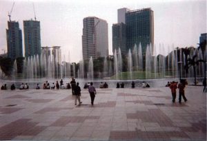 fountain in Kuala Lumpur city park
