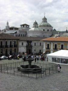 fountain in Quito square