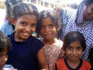faces of Sri Lankan children