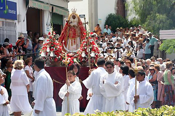 Tenerife fiesta parade