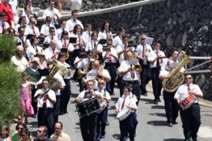 marching band in Tenerife parade