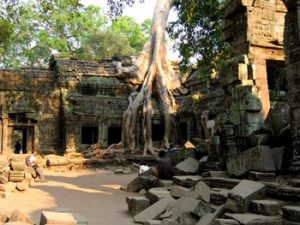 khmer temple ruins, Siem Reap