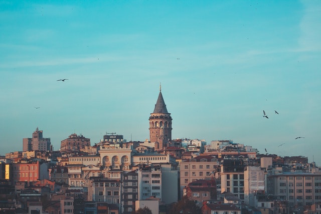 Istanbul buildings under blue sky