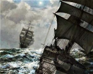 Illustration: 2 ships
