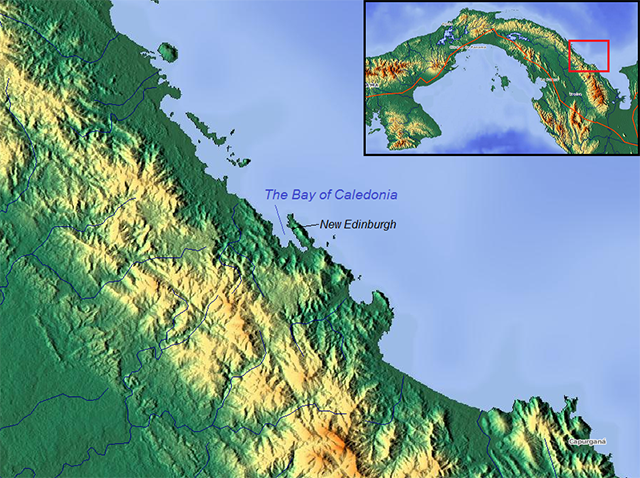 Bay of Caledonia map