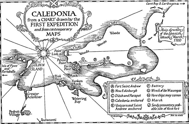 Colony of Darien map