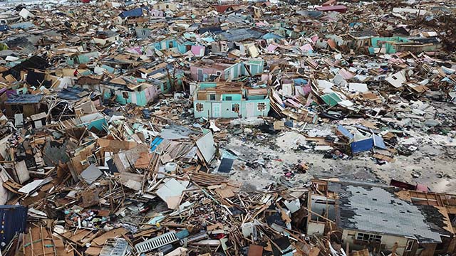 Destruction in Grand Bahama