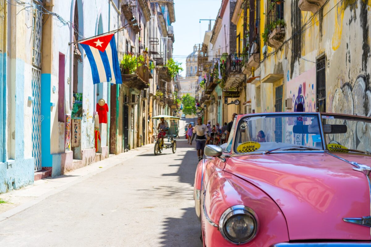 A street in Havana, Cuba.