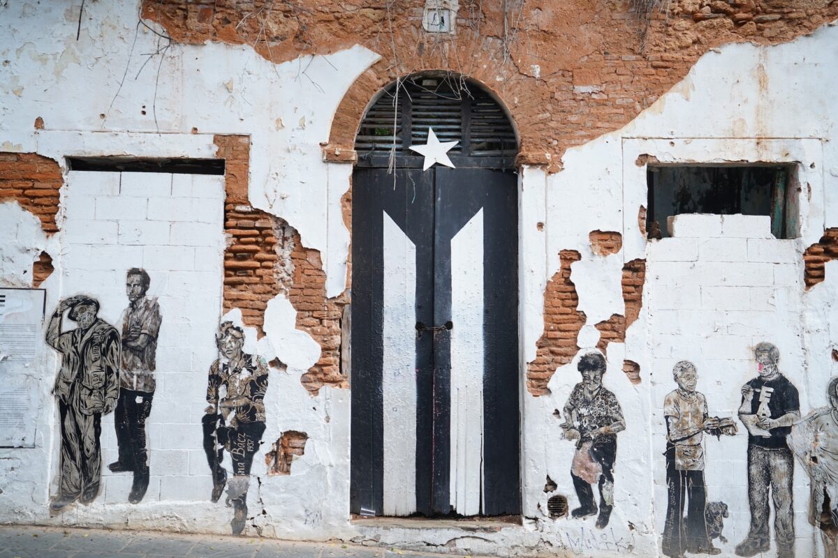 A mural in San Juan