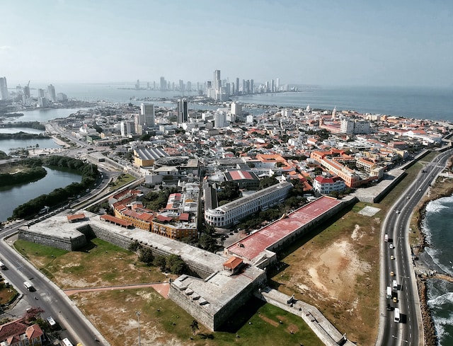 A bird's-eye view of Cartagena