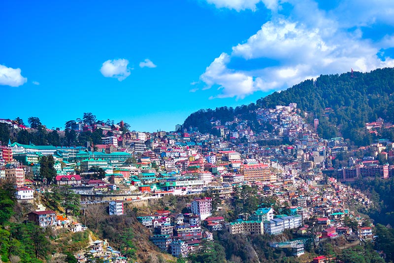 Shimla landscape view