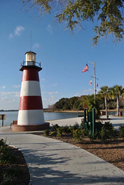 Grantham Point Lighthouse in Mount Dora, Florida