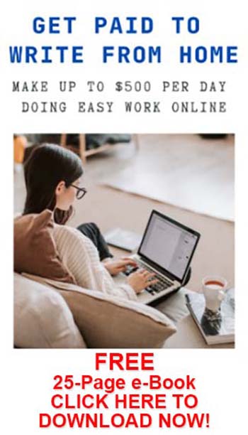 Get Paid to Write From Home