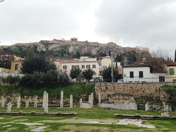 The Acropolis from below