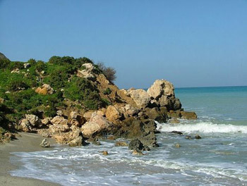rocks on Gozo shoreline