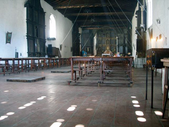 the church interior