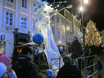 Christmas decorations in Linz