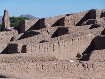 Plastered Mud Walls at Nearby Paquimé Casas Grandes