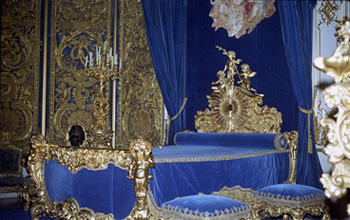 King Ludwig's bedroom