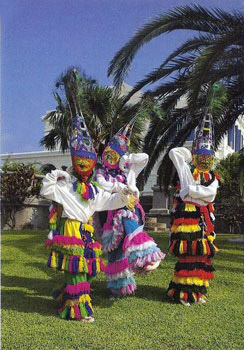 dancers wearing Bermuda wardrobe