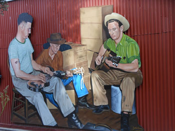 mural of Mac and the Boys