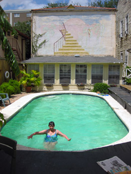 St. Charles Guesthouse pool