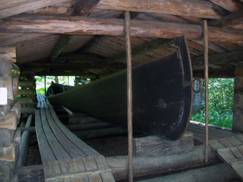open air museum boat