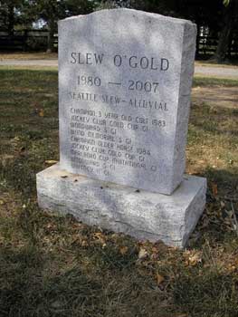 Slew O'Gold tombstone