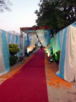 entrance to wedding