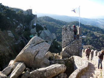castle walls and tower