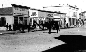Rose Street [now Center Ave] circa 1881
