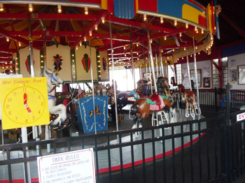 Carousel in park