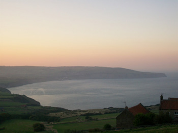 Robin Hood’s Bay first sighted from the south 