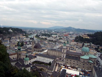 overview of Salzburg