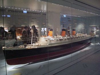 model of the Queen Mary