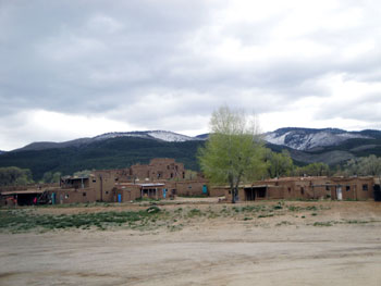 Taos pueblo houses