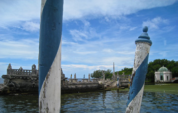 Venetian style barge and gazebo