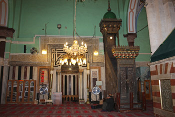Prayer Hall in the Mosque of Ibrahimi 