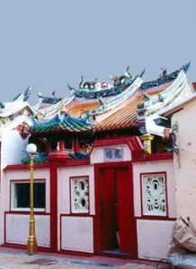 building in Malacca's Chinatown