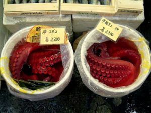 Octopus at Shibuya restaurant