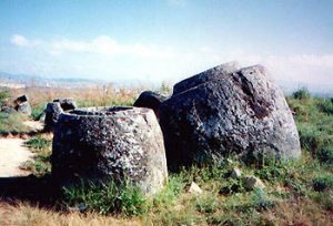 megalithic stone jars in Xiengkhuang
