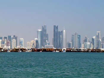 Qatar skyline