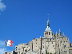 abbey at top of Mont-Saint-Michel
