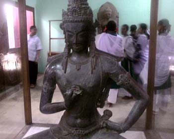Buddha in a Vajrasattva pose in Comilla museum