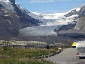 glacier in Canadian Rockies