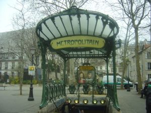 Paris metro station