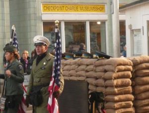 Officer at Checkpoint Charlie