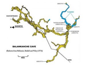 Balankanche map