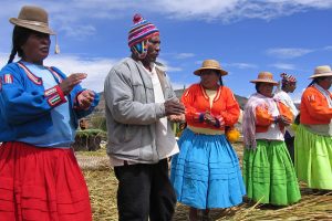 Uros people of Titicaca